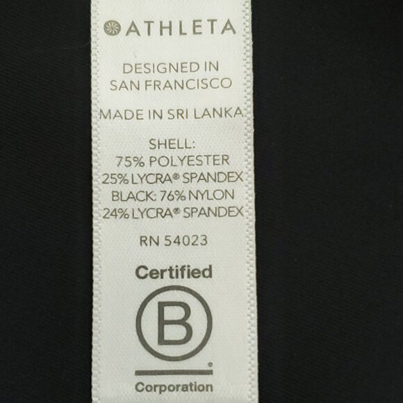 Athleta Lightning Swirl Reflective 7/8 Tight High-Rise in Supersonic Size LT - Picture 14 of 16